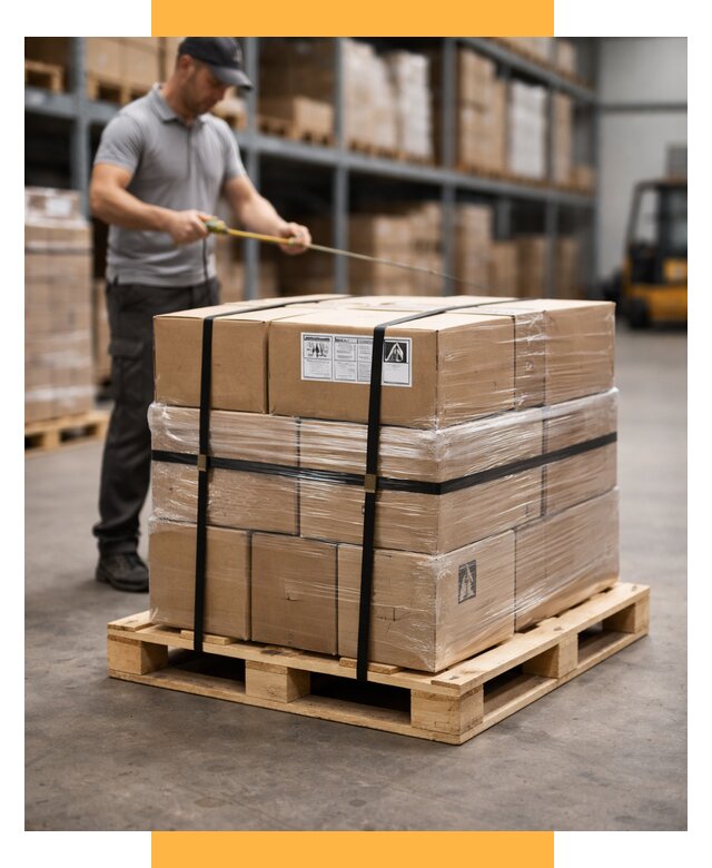 Упаковка и паллетирование грузов от 3554 р. | СетСервис-Тмб