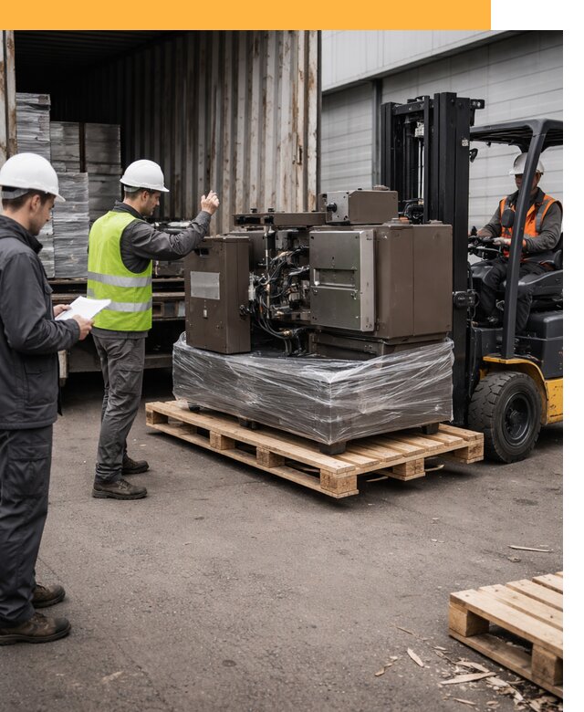 Доставка промышленного оборудования из Европы от 45693