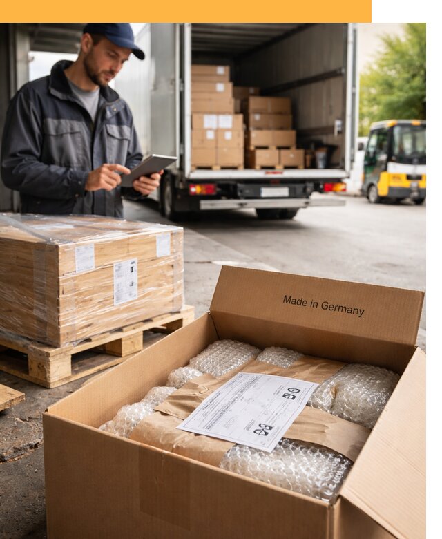 Доставка грузов из Германии от 45693 руб с таможенным оформлением