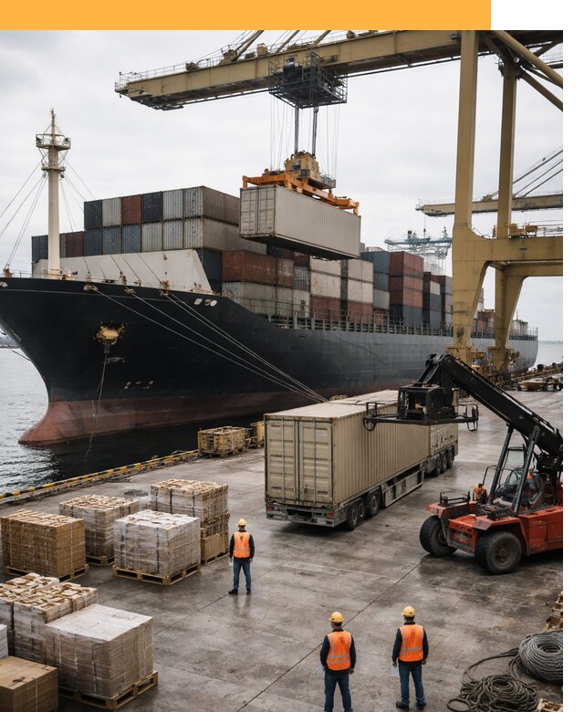 Морские перевозки из Индии: доставка FCL/LCL, таможня от 121848