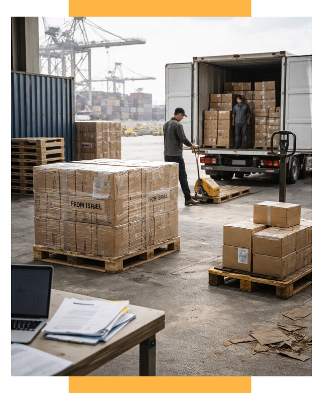Доставка грузов из Израиля от 15231 р., логистика от СетСервис-Тмб