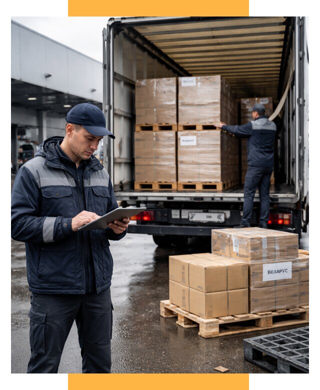 Доставка грузов из Беларуси от 15231 р. логистика СетСервис-Тмб