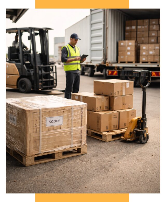 Доставка грузов в Корею из России от 35539 р. | СетСервис-Тмб