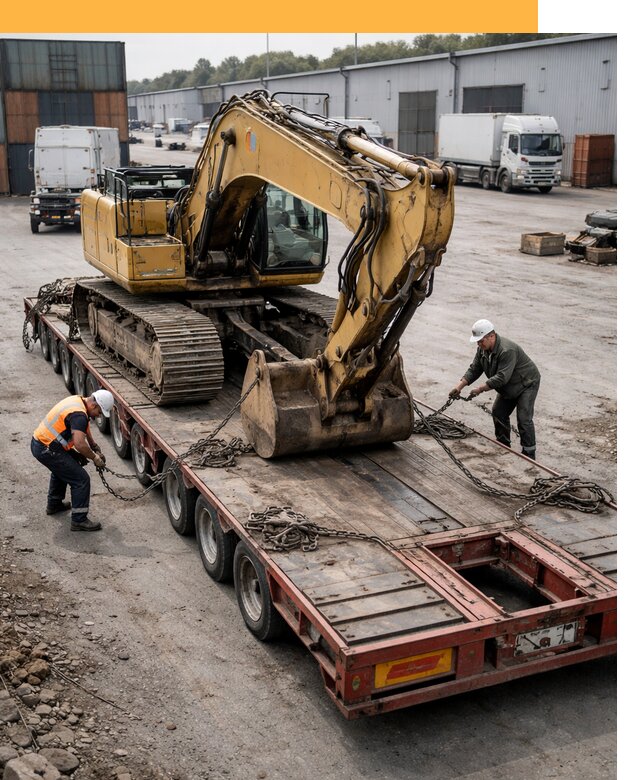 Перевозка спецтехники по России и миру от 45693 руб