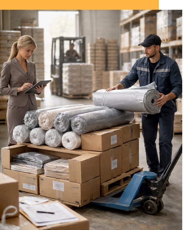 Перевозка текстиля по миру от 15231 руб. с таможней и страхованием