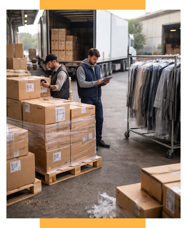 Перевозка и доставка одежды из Китая от 7616 р., СетСервис-Тмб