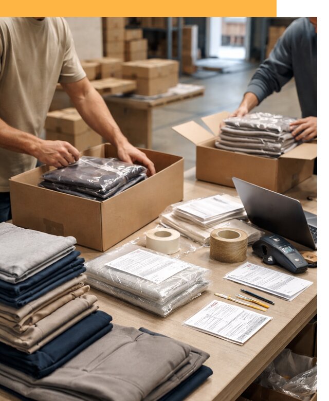 Перевозка одежды по миру от 7616 руб. с таможенным оформлением