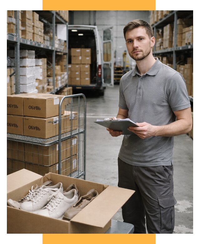 Доставка обуви из Китая и Турции от 4569 р. СетСервис-Тмб