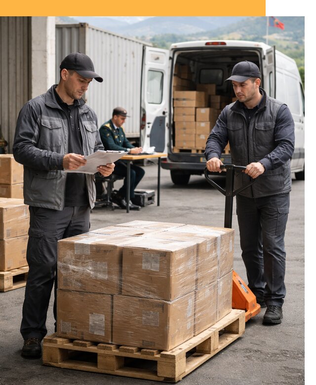 Доставка грузов через Армению, быстрая таможенная очистка от 25385