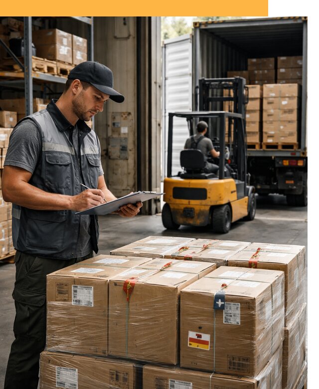 Реэкспорт товаров с таможенным оформлением и доставкой от 12185