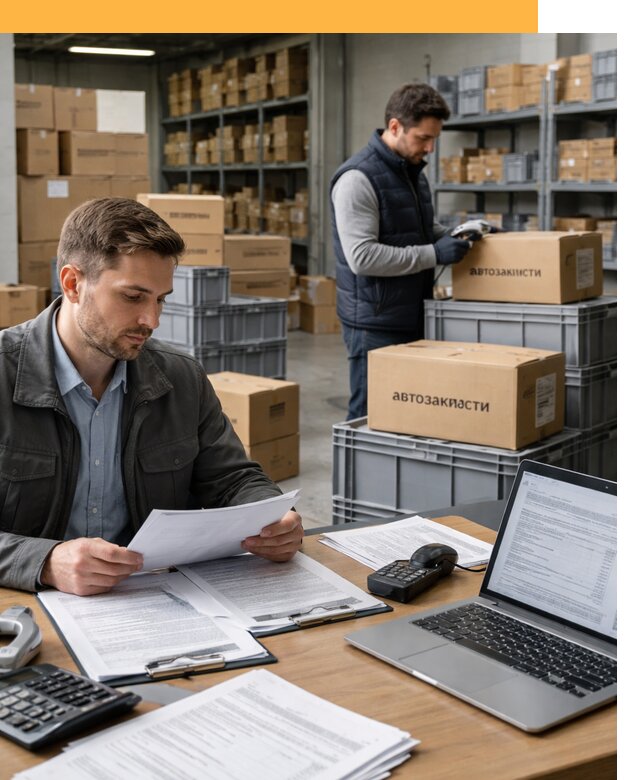 Таможенное оформление автозапчастей по выгодным тарифам от 8631
