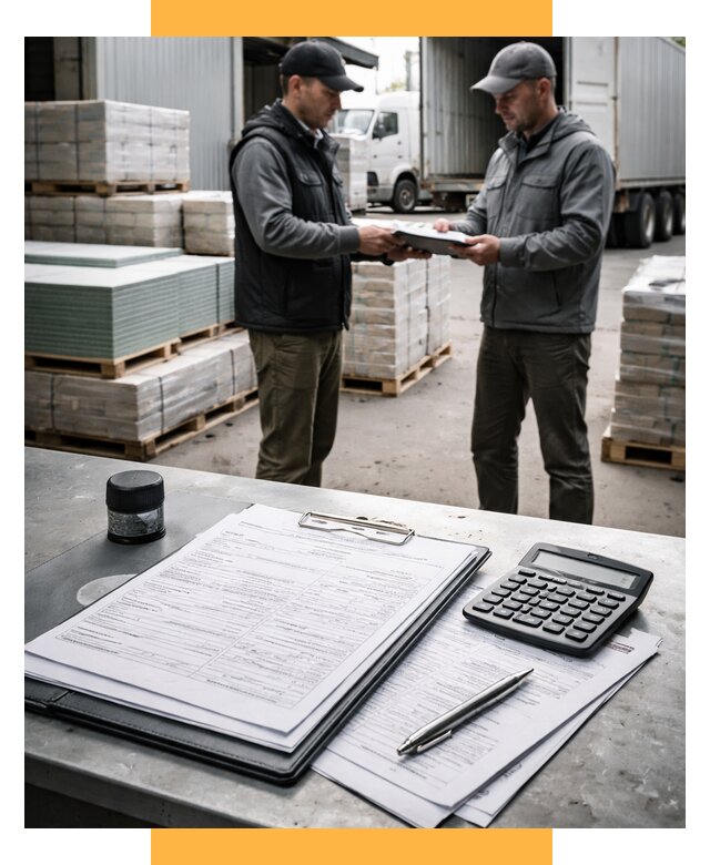 Таможенное оформление стройматериалов от 8631 р. | СетСервис-Тмб